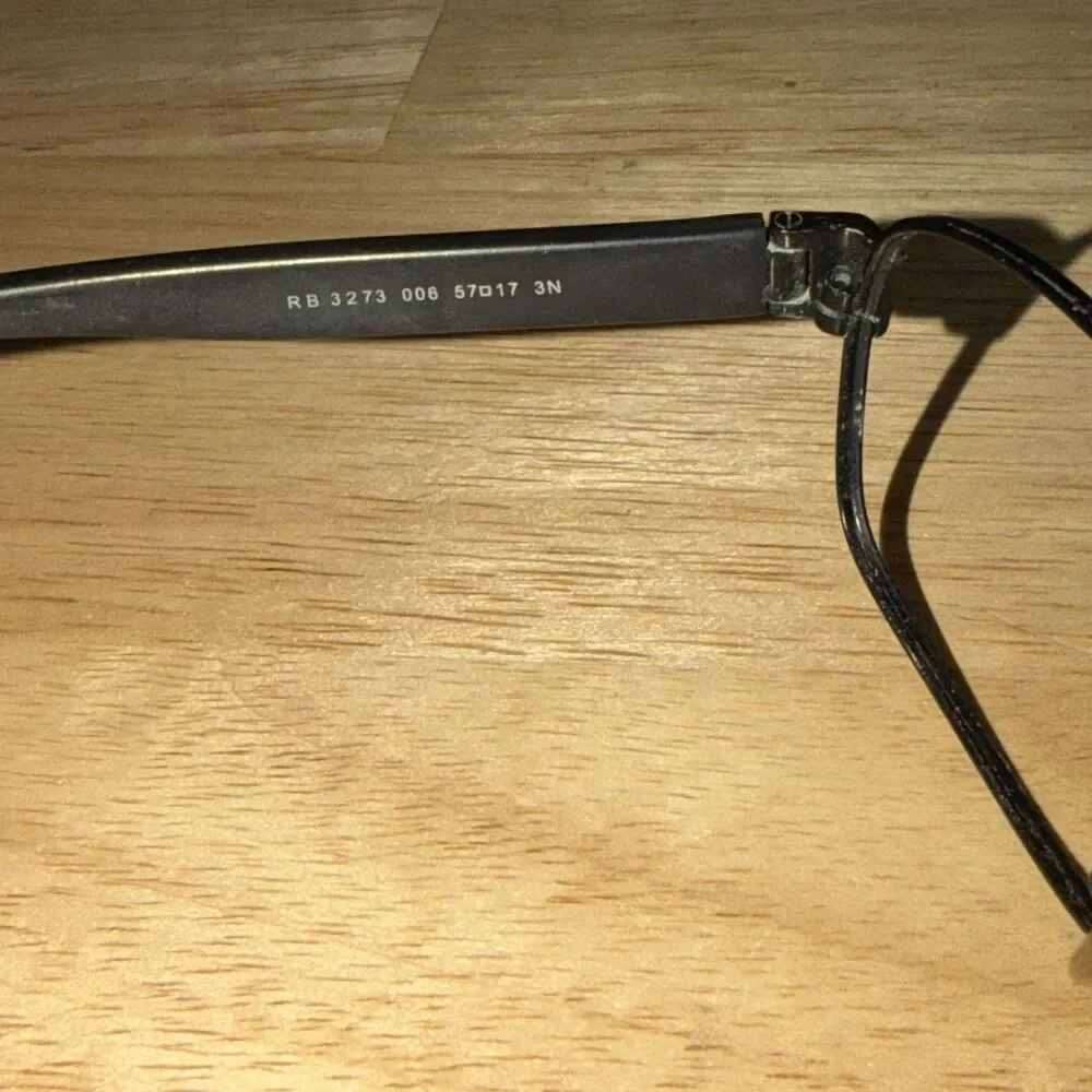 RAY-BAN RB 3273 006 Matte Black 57-17 3N Sunglasses Frames Only